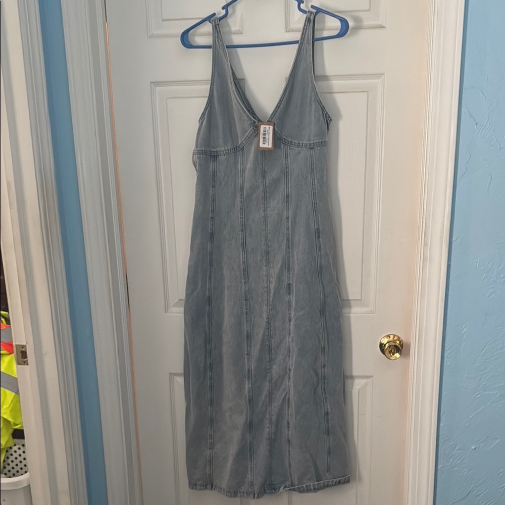 Vestique Denim Maxi Dress